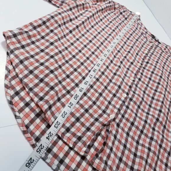 Madewell Plaid Long Sleeves Blouse Button Front - Picture 5 of 8